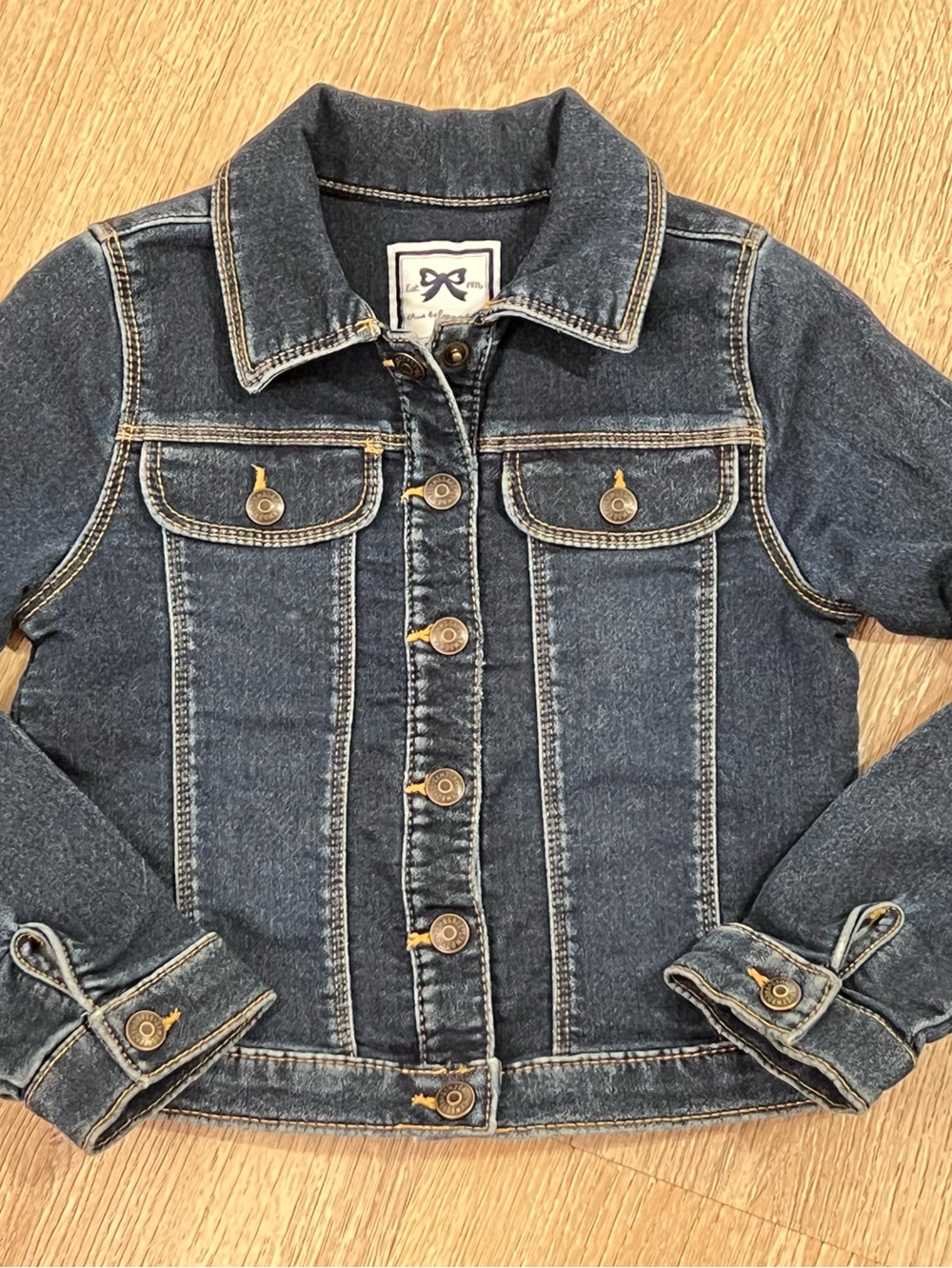 Gymboree Dark Blue Denim Button-Up Jacket